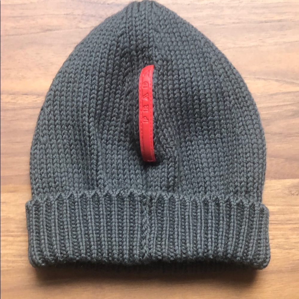 Prada 100% wool beanie / skull cap